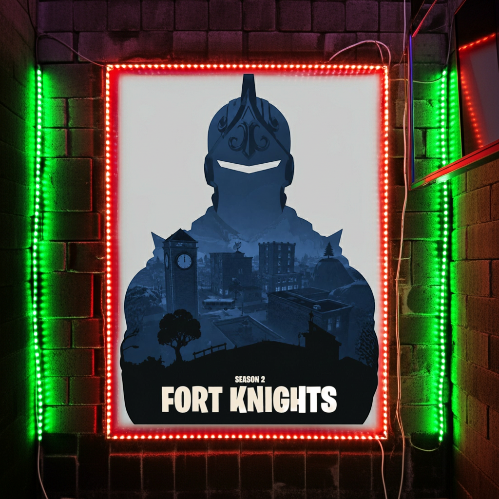 Season 2: Fort Knights — OG Fortnite Poster