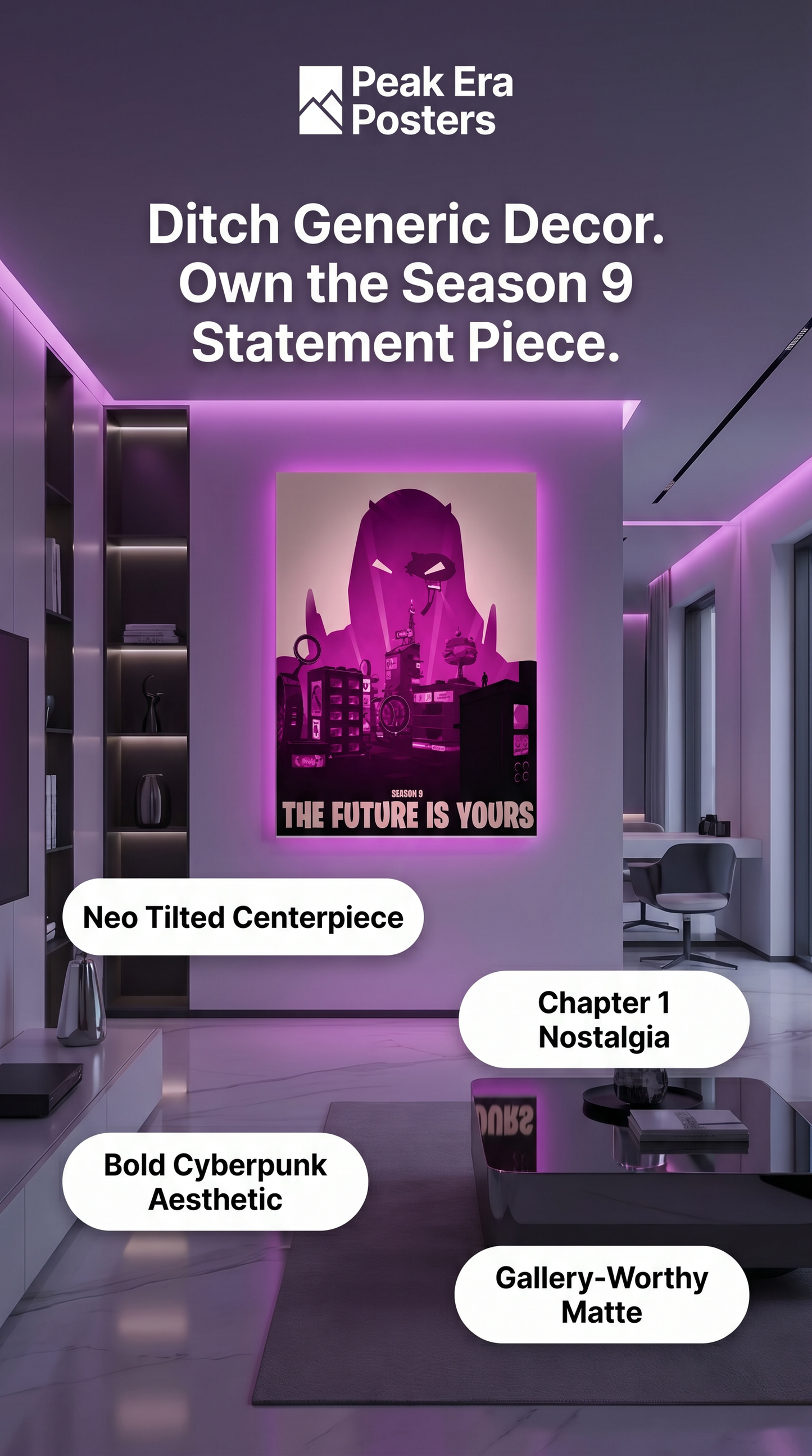 Season 9: The Future is Yours — OG Fortnite Poster
