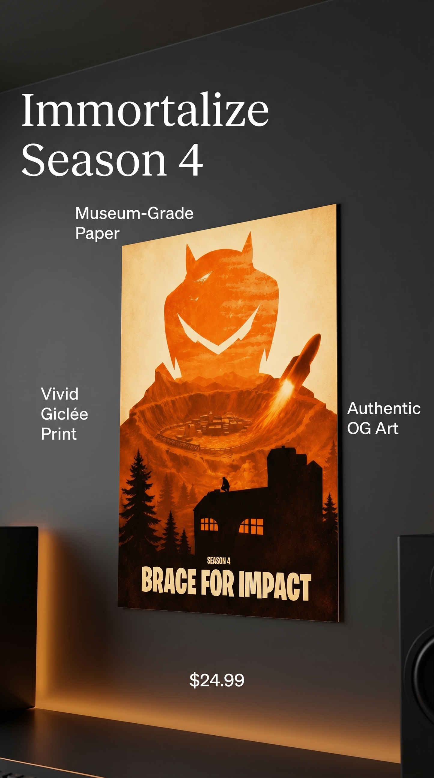 Season 4: Brace For Impact — OG Fortnite Poster