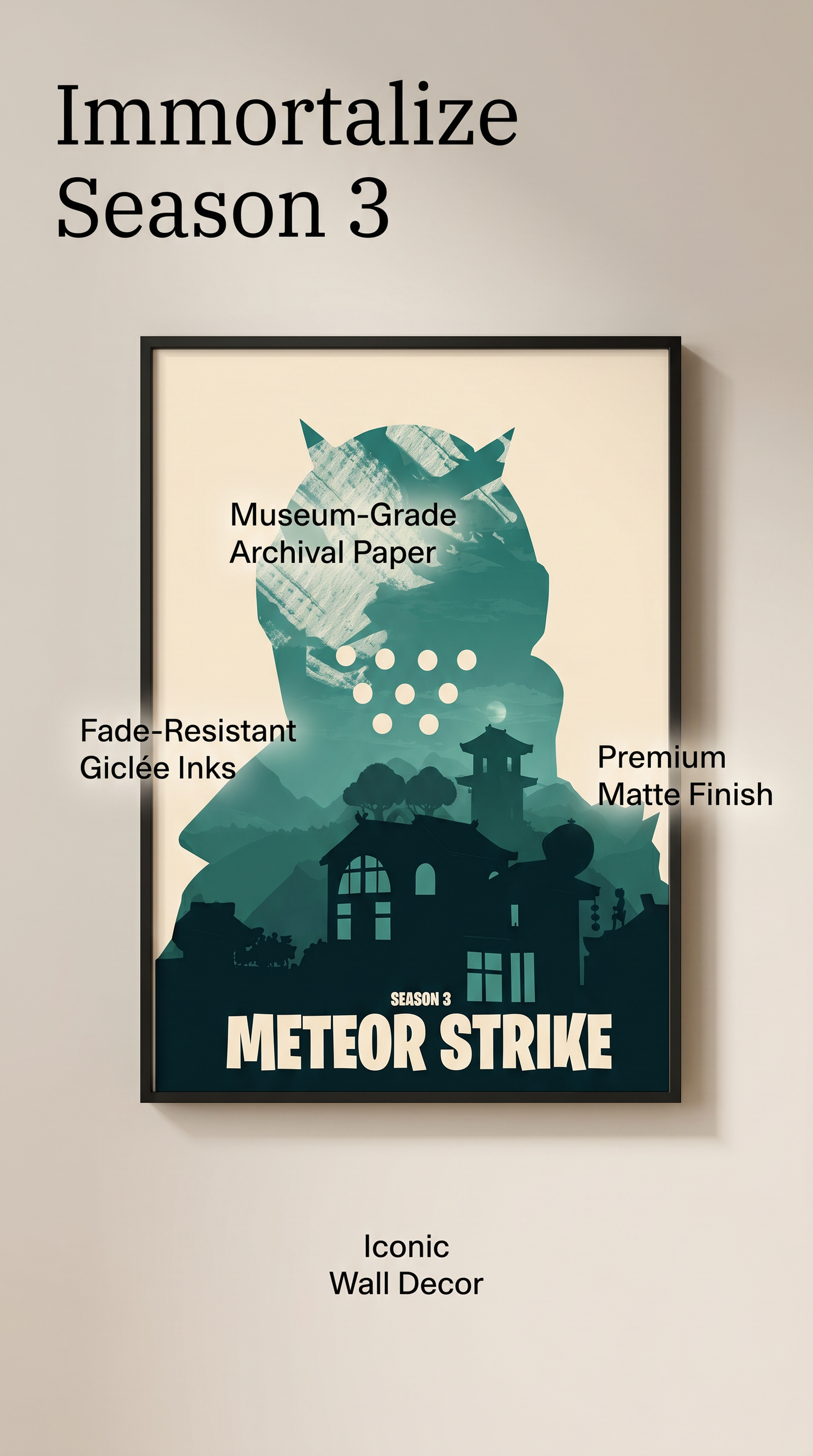 Season 3: Meteor Strikes — OG Fortnite Poster